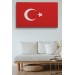 Türk Bayrağı Dekoratif Kanvas Duvar Tablosu Karışık 50 X 70