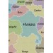 Türkiye Haritası Kanvas Tablo Sınır Komşulu Eğitici Ve Öğretici Dekoratif Tablo 3100 Karışık 125 X 70