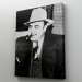Ünlü Sabıka Fotoğrafı Posteri, Ünlü Mafya Patronu, Al Capone Kanvas Tablo Karışık/Çok Renkli 35 X 50