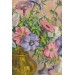 Vazoda Çiçekler Vintage Yağlıboya Görünüm Dekoratif Kanvas Duvar Tablosu Karışık 125 X 70