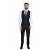 Cengiz İnler Erkek Slim Fit Kırlangıç Yaka Kum Desen Çift  Düğme Erkek Takım Elbise