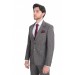 Cengiz İnler Kalın Çizgi Çift Düğme 6 Drop Slim Fit Erkek Takım Elbise