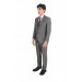Cengiz İnler Kırçıl Dikiş Desen Çift Düğme 6 Drop Yelekli Slim Fit Erkek Takım Elbise