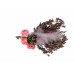 Cengiz İnler Renkli Kuru Çiçek-Gül Figürlü Erkek Yaka Çiçeği Aksesuar