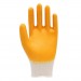 Master Glove Kg1 Flex Sarı Pamuk Nitril İş Eldiveni 10 Beden 12 Çift