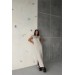 Neşeli Butik Kadın Vatkalı Yırtmaç Detaylı Modal Elbise Nbg010 