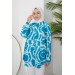 Batik Desen Tunik-İndigo