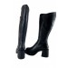 La Scada Ft89 Siyah Hakiki Deri Platform &Topuklu Kadın Çizme