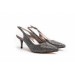 La Scada Mr5283 Antrasit Taşlı Kısa Topuk Kadın Abiye Ayakkabı