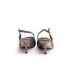La Scada Mr5283 Antrasit Taşlı Kısa Topuk Kadın Abiye Ayakkabı