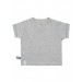 Organicera Organik Kısa Kollu Tshirt,Grey Melange 0-3 Ay