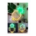 Ananas Model Neon Led Işıklı Masa Lambası Dekoratif Aydınlatma Gece Lambası