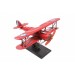 Dekoratif Metal Uçak Çift Kanatlı Standlı Biblo Dekoratif Hediyelik