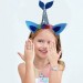 Deniz Kızı Tacı - Deniz Kızı Prenses Tacı Mavi Renk 21X29 Cm