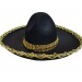 Altın Renk Şeritli Meksika Latin Şapkası 55 Cm Çocuk
