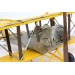Dekoratif Metal Uçak Çift Kanatlı Dekoratif Hediyelik