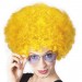 Parti Aksesuar Sarı Renk Kıvırcık Afro Bonus Peruk