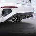 Audi A3 Uyumlu Hatchback 2021 Çift Egzozlu Difüzör Parça