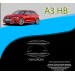 Audi A3 Uyumlu Hatchback Krom Cam Çerçevesi 10 Parça A3 8V (2012-2019)