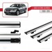 Audi A4 (B8) Allroad 2008-2015 Arası Ile Uyumlu Basic Model Ara Atkı Tavan Barı Gri̇ 3 Adet