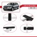 Audi A4 (B8) Allroad 2008-2015 Arası Ile Uyumlu Basic Model Ara Atkı Tavan Barı Si̇yah 3 Adet