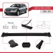 Audi A4 (B8) Allroad 2008-2015 Arası Ile Uyumlu Fly Model Ara Atkı Tavan Barı Si̇yah 3 Adet Bar