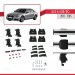 Audi A4 (B8/8K) 2012-2015 Arası Ile Uyumlu Ace-4 Ara Atkı Tavan Barı Gri̇