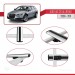 Audi A6 (C6) Allroad 2006-2011 Arası Ile Uyumlu Basic Model Ara Atkı Tavan Barı Gri̇ 3 Adet