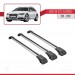 Audi A6 (C7) Allroad 2011-2018 Arası Ile Uyumlu Ace-1 Ara Atkı Tavan Barı Gri̇ 3 Adet Bar