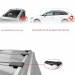 Audi A6 (C7) Allroad 2011-2018 Arası Ile Uyumlu Fly Model Ara Atkı Tavan Barı Gri̇ 3 Adet Bar