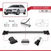 Audi A6 (C7) Allroad 2011-2018 Arası Ile Uyumlu Fly Model Ara Atkı Tavan Barı Gri̇