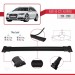 Audi A6 (C7) Allroad 2011-2018 Arası Ile Uyumlu Fly Model Ara Atkı Tavan Barı Si̇yah 3 Adet Bar
