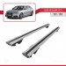 Audi A6 (C7) Avant 2012-2018 Arası Ile Uyumlu Hook Model Anahtar Kilitli Ara Atkı Tavan Barı Gri̇