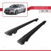 Audi A6 (C7) Avant 2012-2018 Arası Ile Uyumlu Hook Model Anahtar Kilitli Ara Atkı Tavan Barı Si̇yah