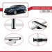 Chevrolet Cruze 2009-2016 Arası Ile Uyumlu Basic Model Ara Atkı Tavan Barı Gri̇ 3 Adet