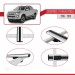 Chevrolet D-Max (Rt85) 2016-2019 Arası Ile Uyumlu Basic Model Ara Atkı Tavan Barı Gri̇ 3 Adet