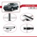 Chevrolet Tahoe 2007-2014 Arası Ile Uyumlu Basic Model Ara Atkı Tavan Barı Gri̇ 3 Adet