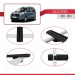 Dacia Dokker 2012 Ve Sonrası Ile Uyumlu Basic Model Ara Atkı Tavan Barı Si̇yah 3 Adet