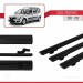 Dacia Logan Mcv 2007-2012 Arası Ile Uyumlu Basic Model Ara Atkı Tavan Barı Si̇yah 3 Adet