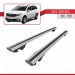 Dacia Logan Mcv 2012-2020 Arası Ile Uyumlu Hook Model Anahtar Kilitli Ara Atkı Tavan Barı Gri̇