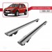 Dacia Sandero Stepway 2008-2012 Arası Ile Uyumlu Hook Model Anahtar Kilitli Ara Atkı Tavan Barı Gri̇