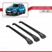 Dacia Sandero Stepway 2012-2020 Arası Ile Uyumlu Ace-1 Ara Atkı Tavan Barı Si̇yah 3 Adet Bar