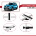 Dacia Sandero Stepway 2012-2020 Arası Ile Uyumlu Basic Model Ara Atkı Tavan Barı Gri̇ 3 Adet