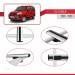 Fiat Doblo 2000-2009 Arası Ile Uyumlu Basic Model Ara Atkı Tavan Barı Gri̇ 3 Adet