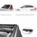 Fiat Doblo 2000-2009 Arası Ile Uyumlu Fly Model Ara Atkı Tavan Barı Si̇yah 4 Adet Bar