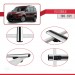 Fiat Doblo 2010-2022 Arası Ile Uyumlu Basic Model Ara Atkı Tavan Barı Gri̇ 3 Adet