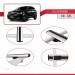 Fiat Freemont 2011-2015 Arası Ile Uyumlu Basic Model Ara Atkı Tavan Barı Gri̇ 3 Adet