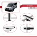 Fiat Scudo 2006-2016 Arası Ile Uyumlu Basic Model Ara Atkı Tavan Barı Gri̇ 3 Adet
