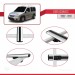 Ford Connect 2002-2013 Arası Ile Uyumlu Basic Model Ara Atkı Tavan Barı Gri̇ 3 Adet
