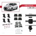 Ford Fiesta Vi 2013-2017 Arası Ile Uyumlu Ace-4 Ara Atkı Tavan Barı Gri̇